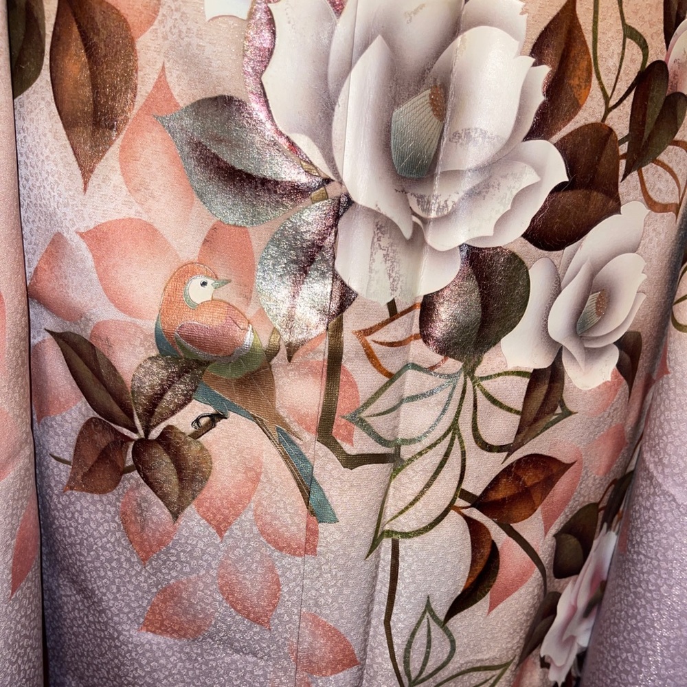 Japanese traditional vintage furisode kimono - Picture 5 of 6
